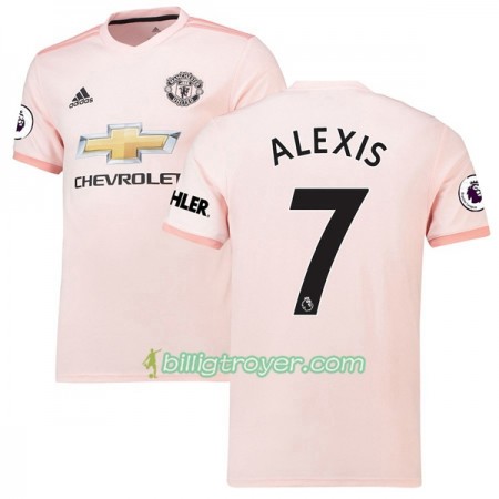 Billige Fotballdrakter Manchester United Alexis Sanchez 7 Bortedraktsett 2018/19 Kortermet
